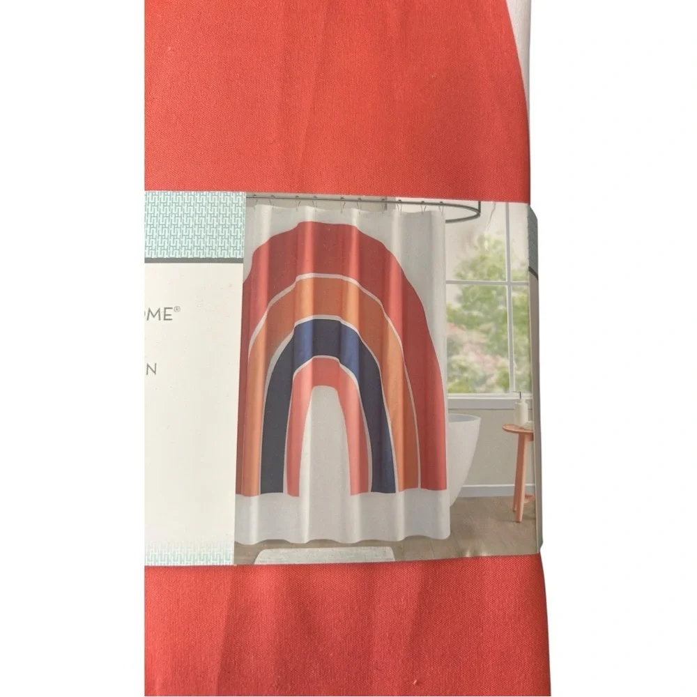 New in Package Huntington Home trendy arch design shower curtain